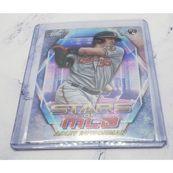 2023 Topps Series 1 Stars Of MLB #SMLB-22 Adley Rutschman Baltimore Orioles - Picture 3 of 4